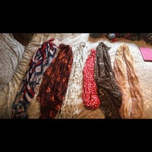 Assortment of scarves
